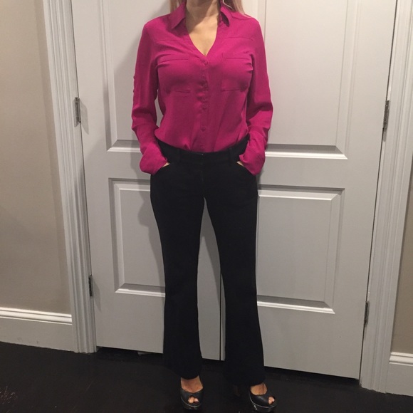 Express original fit Portofino pink blouse size XS - Picture 2 of 7